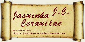 Jasminka Ćeramilac vizit kartica